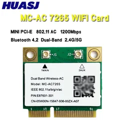 Tarjeta inalámbrica Mini PCI-E con Bluetooth para ordenador portátil