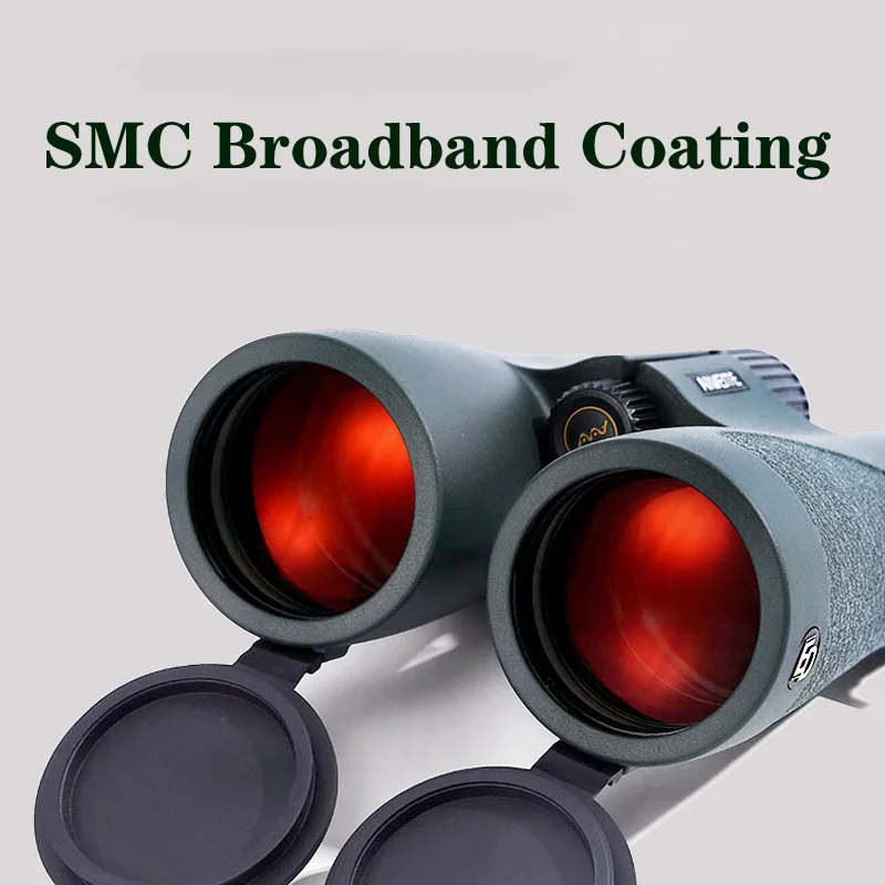 Lente ED profesional 10X50/12X50 binoculares altamente reflectantes SMC IPX7 impermeable Bak4 telescopio óptico baja dispersión para caza - imagen 3
