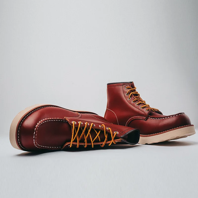 Zapatos de senderismo de cuero para hombre y mujer, botas de caza impermeables, botines de nieve tácticos para el desierto, zapatillas casuales para caminar, unisex - imagen 4