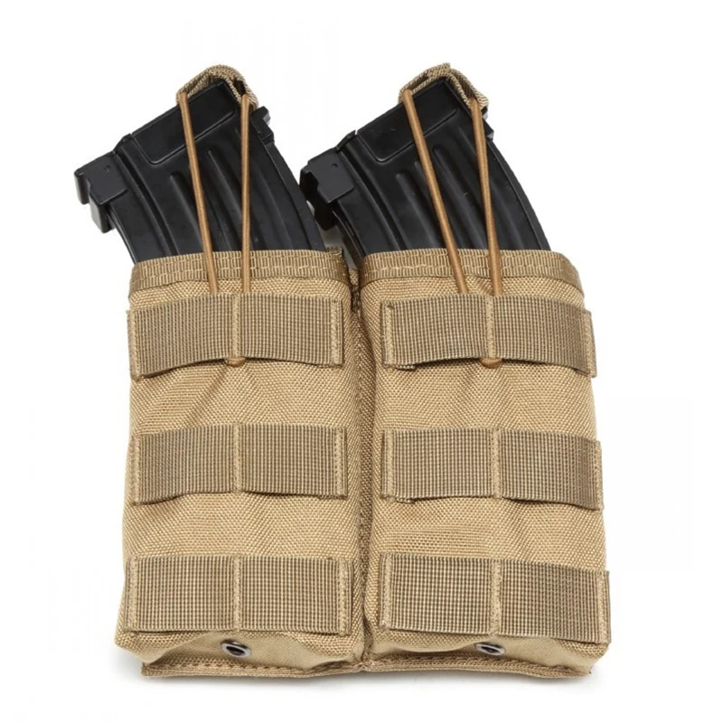 Airsoft Molle-chaleco táctico militar, accesorio de caza, con Clip, individual, doble, Triple, M4, AR 5,56, 223 Mag - imagen 5