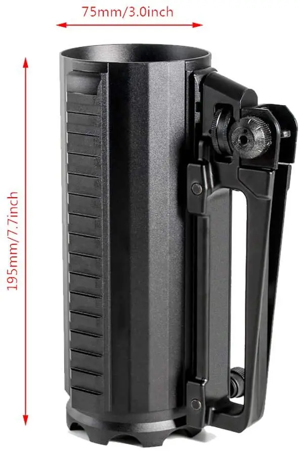 Taza de cerveza táctica desmontable aleación de aluminio al aire libre M u g para acampar senderismo - imagen 2