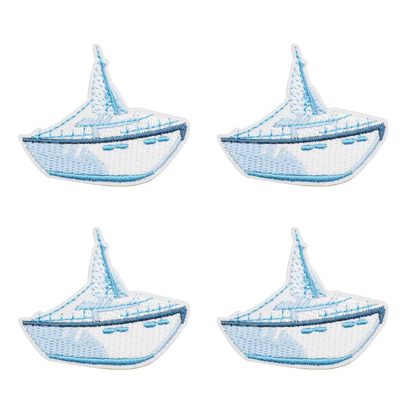 Parche termoadhesivo ballena azul crucero lujo para chaquetas