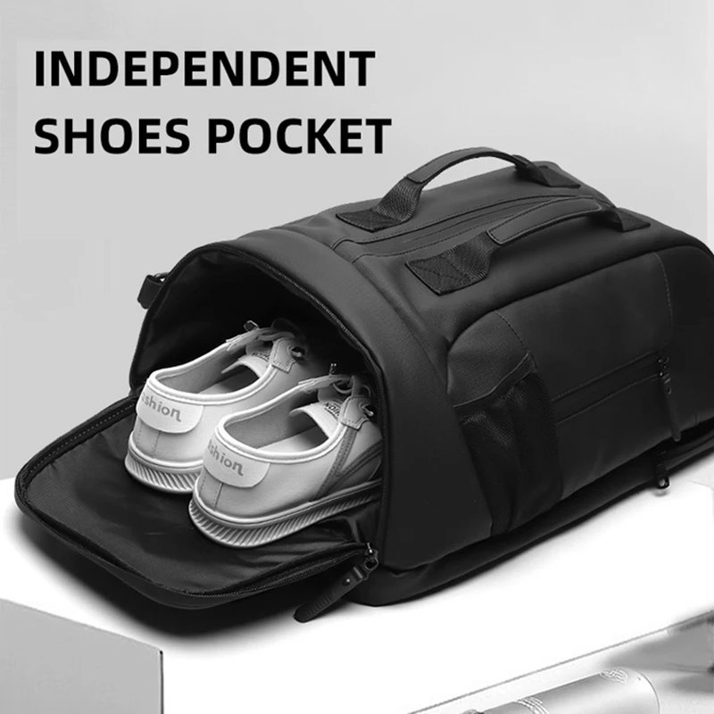 Bolsa táctica con compartimento seco/húmedo para zapatos y portátil - imagen 4