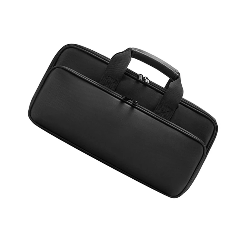 Estuche Viaje para teclados con áreas almacenamiento separadas, compartimento acolchado, organizador malla, bolsillos, - imagen 4