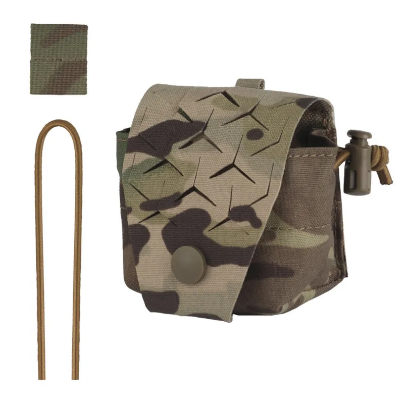 Bolsa de granada SPUD, bolsa de almacenamiento multifuncional táctica, accesorio Molle, cordón elástico, accesorios de caza
