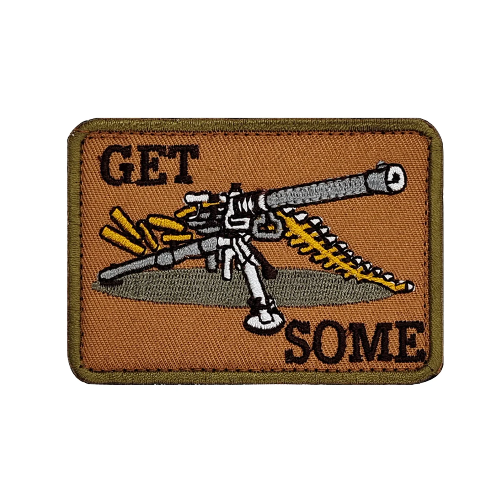 Obtenga algunos insignia bordada con cierre de gancho y bucle de velcros militares para mochila táctica Molle, chaqueta y gorras