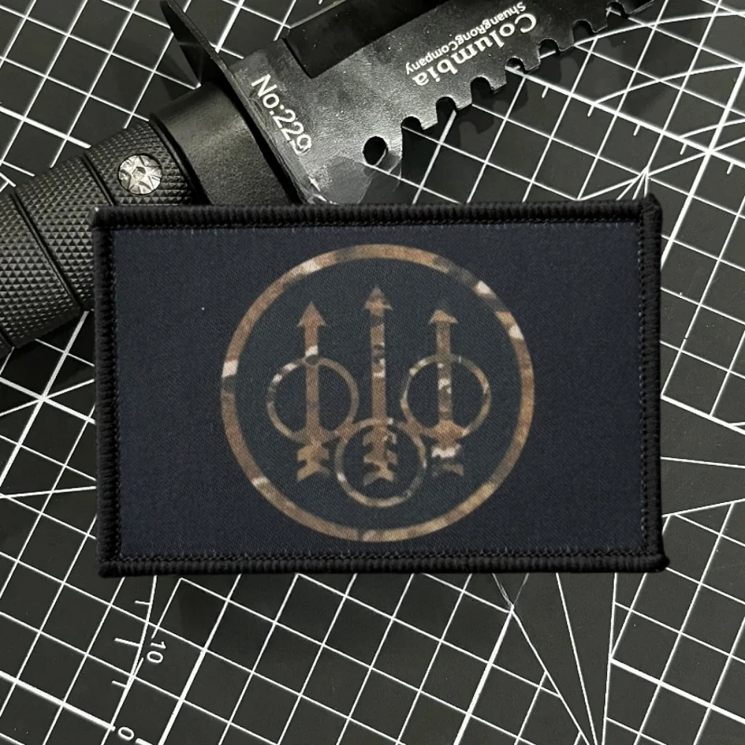 Parche táctico de moral, insignia militar del ejército de EE. UU., emblema de bandera, parches de gancho y bucle impresos para ropa, pegatina para mochila - imagen 5