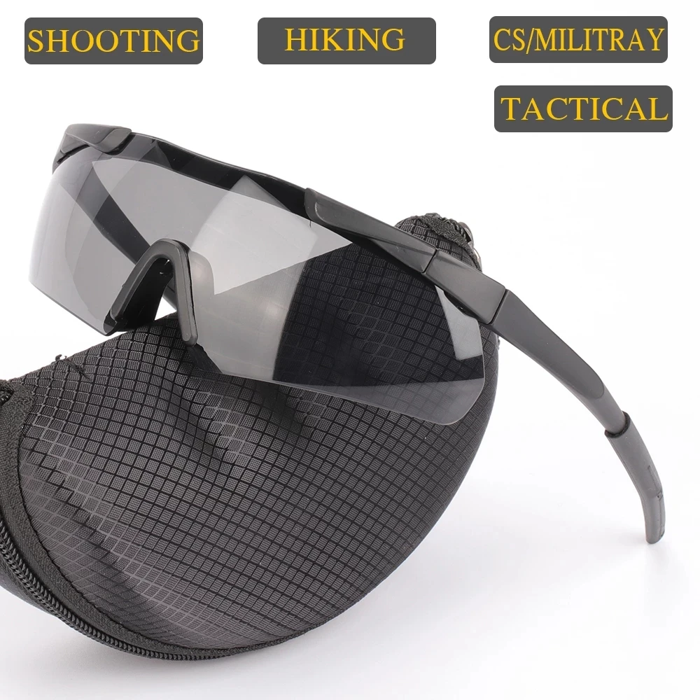 Gafas militares a prueba de balas para hombre, lentes Hd resistentes a los golpes, Uv400, para ciclismo al aire libre, para Tiro Táctico - imagen 2