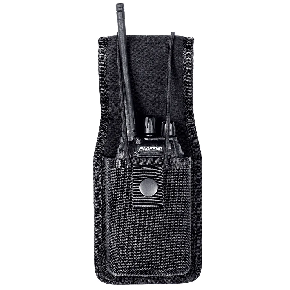 Bolsa táctica MOLLE impermeable walkie talkie funda superior abierta - imagen 5