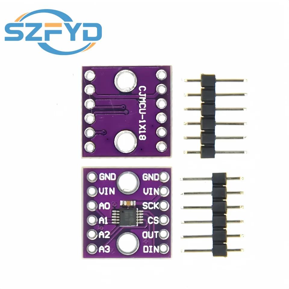 Módulo conversión ADC 16 bits ADS1118 SPI para Arduino