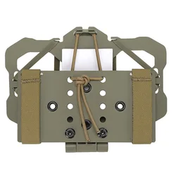 Soporte táctico teléfono móvil Kydex plegable aleación MOLLE navegación