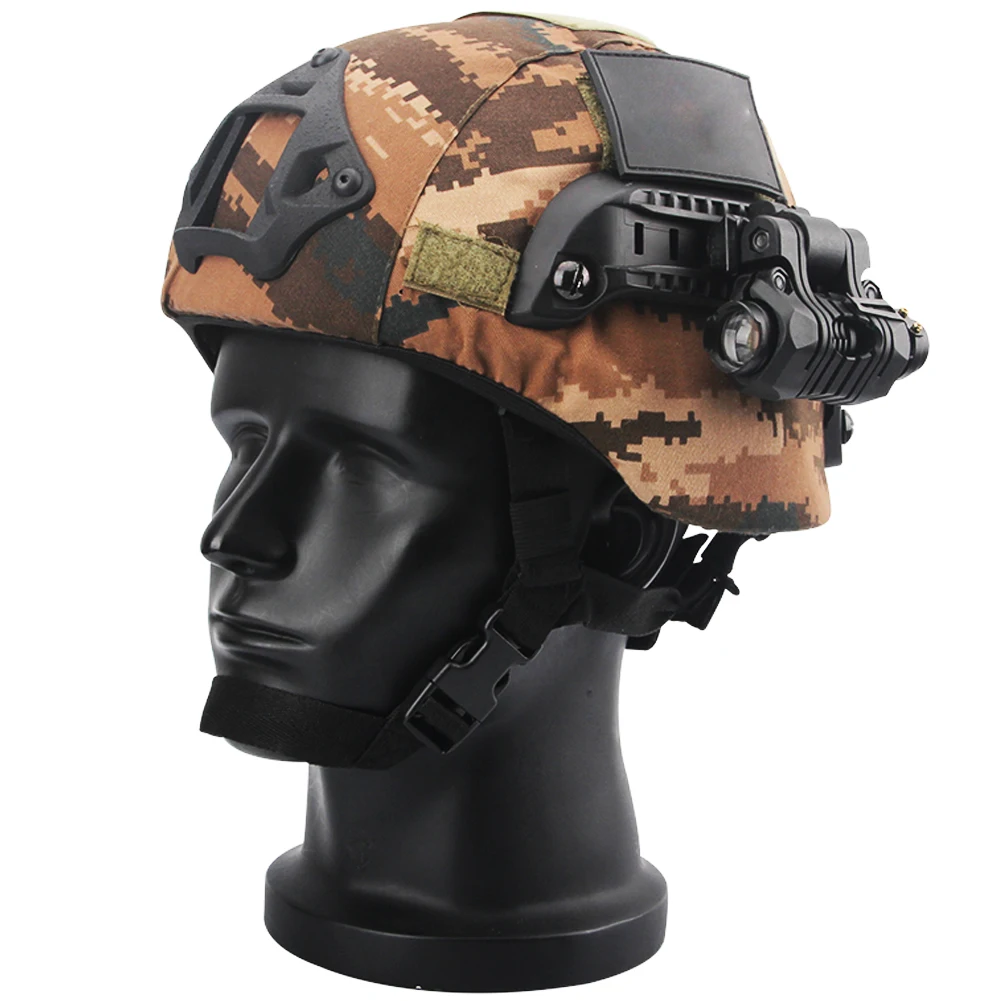 Casco Táctico MICH 2000, con Gafas de Airsoft, Linterna y Montaje NVG, para La Caza Al Aire Libre de Paintball CS - imagen 2