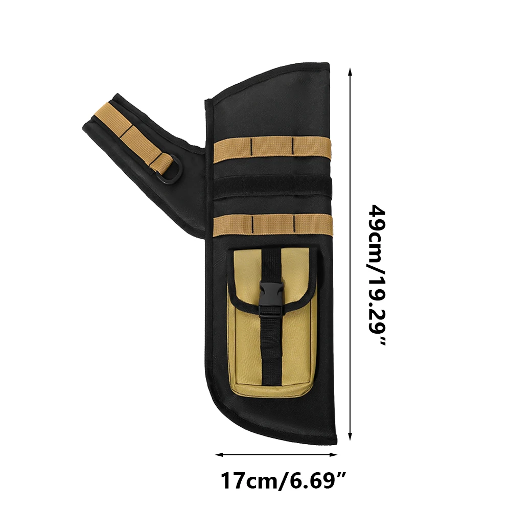 Carcaj de flechas para tiro con arco, carcaj ligero para flechas traseras, bolsa compacta para flechas de cadera, estuche protector para flechas, estuche de almacenamiento duradero para tiro con arco - imagen 5