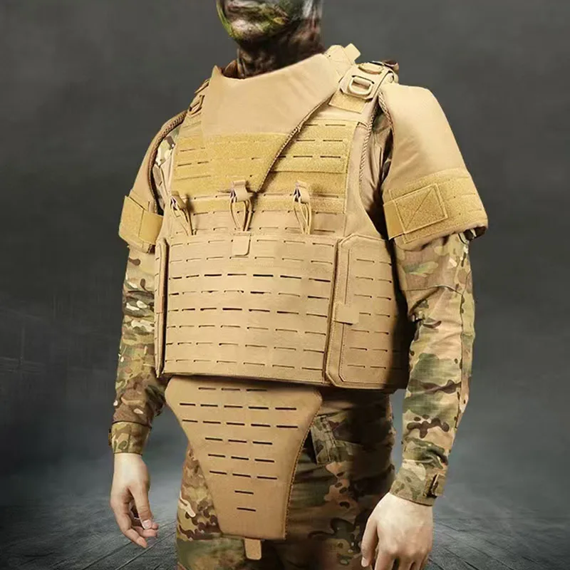 Chaleco táctico YAKEDA, chaleco totalmente protector resistente al desgaste, equipo de ropa de entrenamiento CS transpirable para acampar - imagen 4