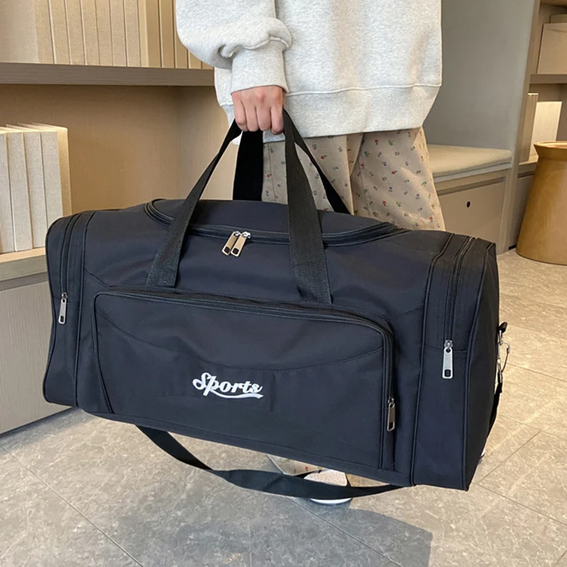 Bolsas deportivas, bolsa de gimnasio, Fitness, Yoga, húmedo, seco, viajes al aire libre, Camping, senderismo, natación, escalada, paquete, equipaje de fin de semana, bolsa de lona - imagen 5