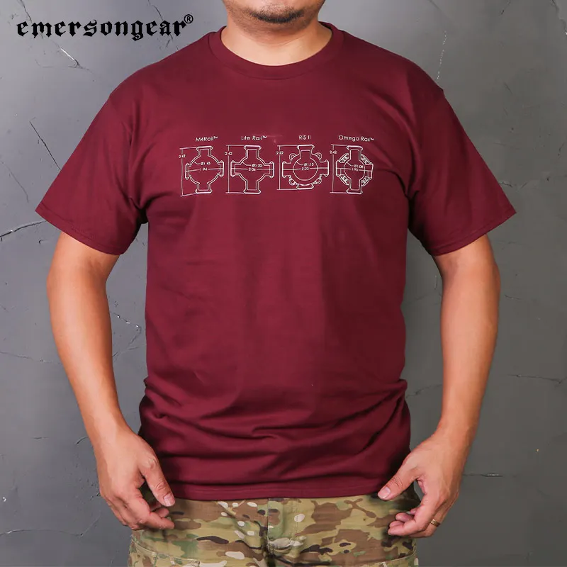 Emersongear cultura camiseta paquete-tipo B camisas cortas deportes Casual Airsoft al aire libre senderismo caza moda táctica Camping - imagen 5