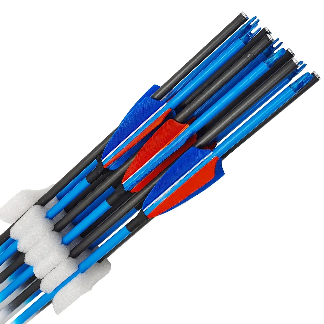 6 uds tiro con arco tiro a caballo ID6.2MM flechas de carbono columna vertebral 300-800 30/32 pulgadas arco compuesto caza - imagen 2