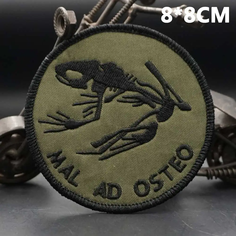 Parches bordados de Mal marino, insignia táctica para ropa, mochilas, gorras, apliques DIY - imagen 2