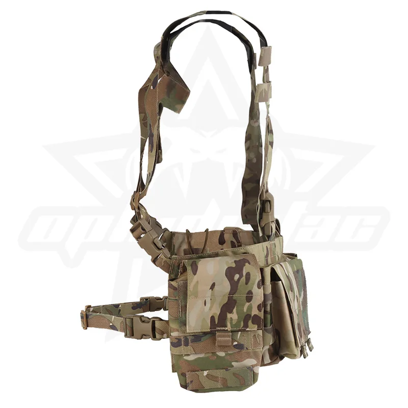 OphidianTac-Chaleco de entrenamiento para caza, bolsa portadora de revistas Molle, equipo de caza multifuncional al aire libre para CS Airsoft Paintball - imagen 3