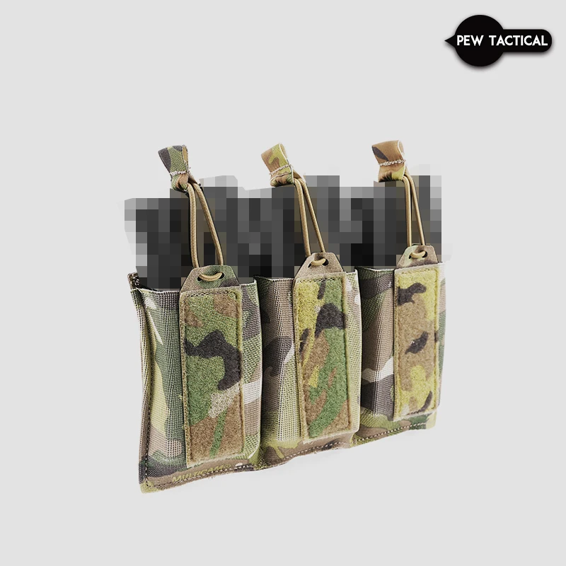 PEW TACTICAL SS Molle Stretch Triple bolsa para revistas multiusos 556 Mag bolsa kit de herramientas porta revistas - imagen 3