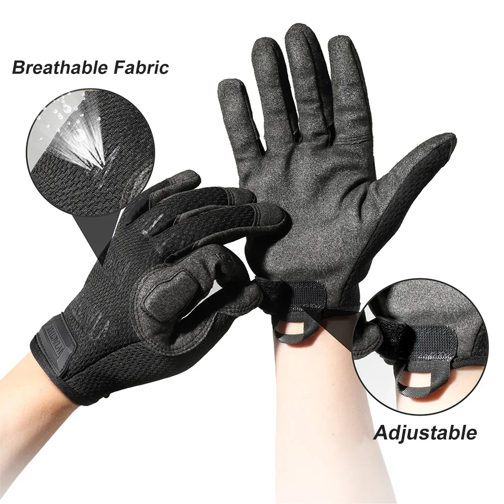 Guantes tácticos guantes de dedo completo guantes deportivos Airsoft entrenamiento tiro ciclismo Paintball senderismo equipo al aire libre para hombres - imagen 4