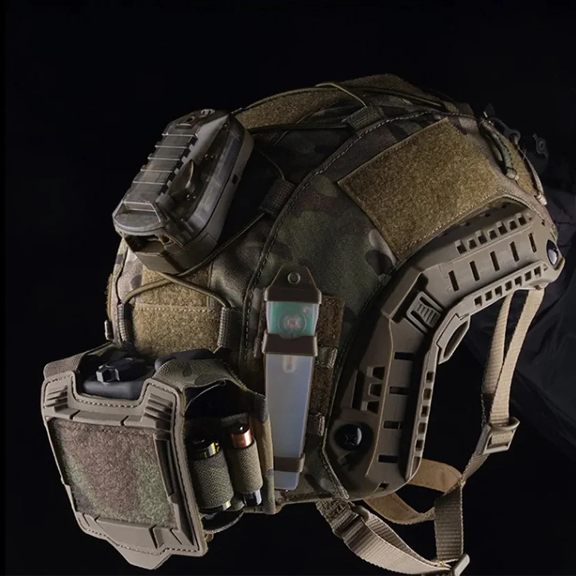 OPHIDIAN-estuche de batería PVS31 para casco, bolsa de batería de visión nocturna, bolsa de peso, accesorios para caza - imagen 5