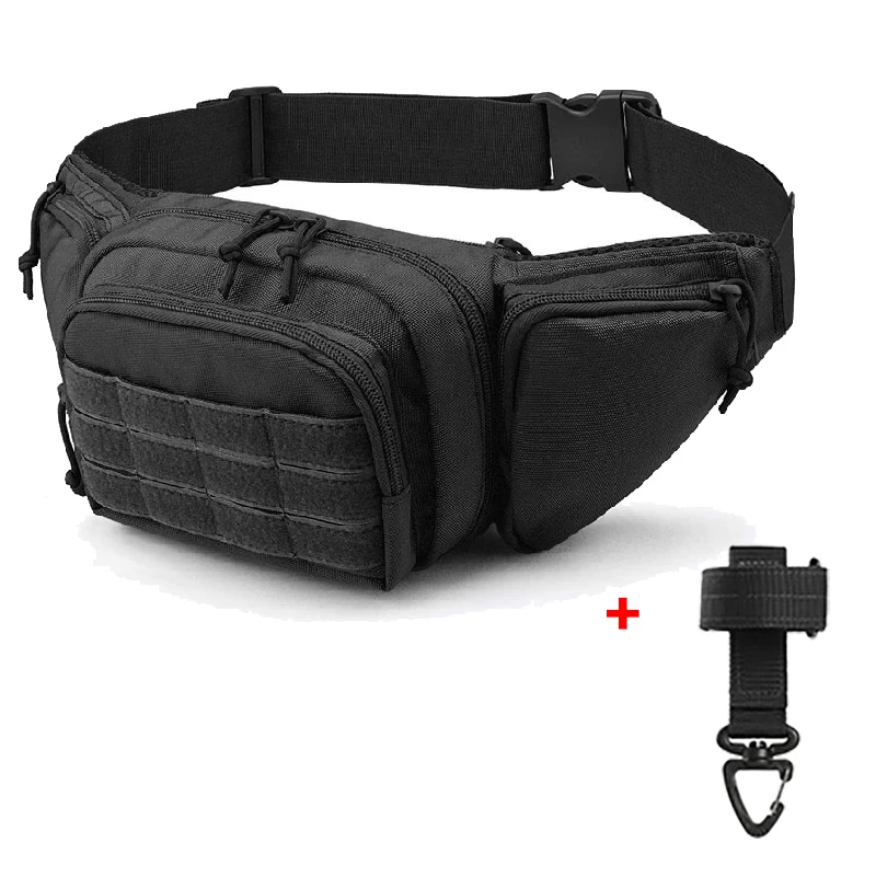Riñonera táctica militar para hombre, bolsa de nailon para exteriores, senderismo, deportes, teléfono móvil, caza, montañismo, Camping - imagen 2