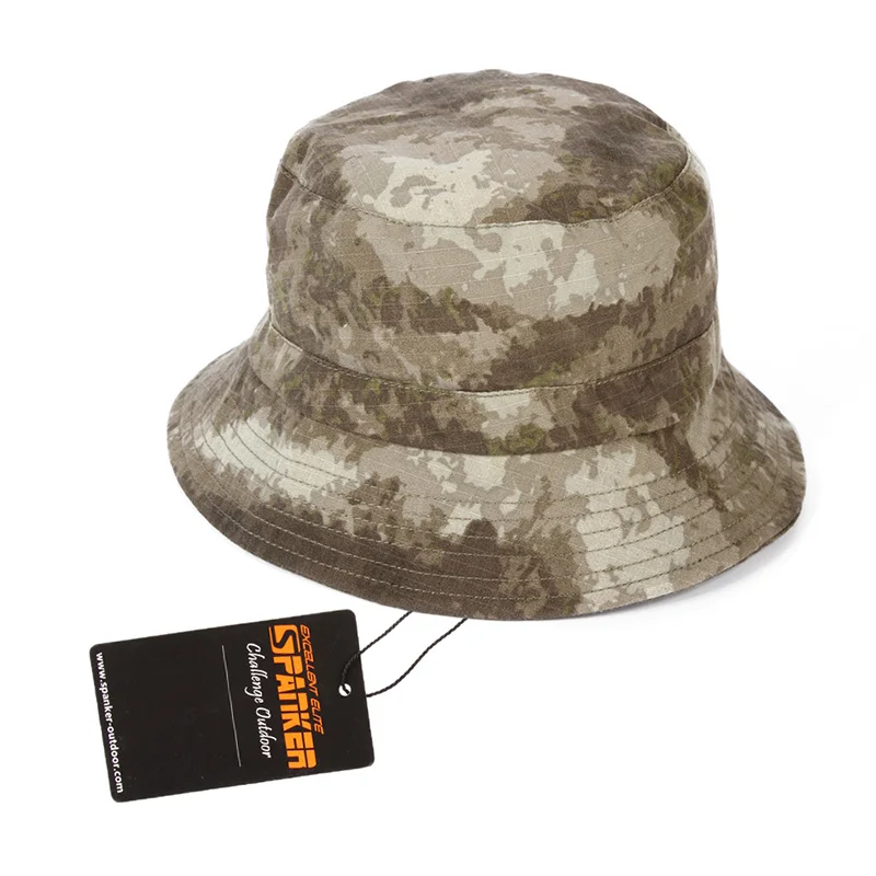 Sombreros de camuflaje Bonnie para hombre, sombreros de cubo tácticos del ejército, militares, Panamá, caza, senderismo, Aire libre, protección solar - imagen 5