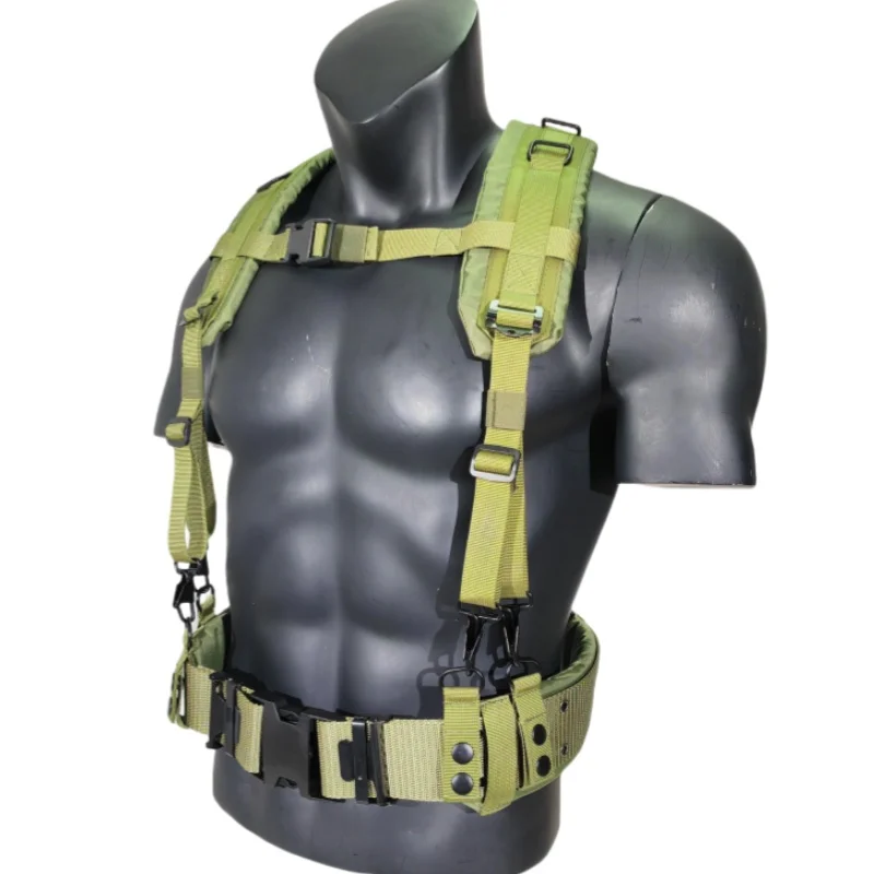 Arnés de pecho táctico tipo H de liberación rápida con correas dobles para los hombros y correa en Y para un alivio de presión de carga mejorado Co - imagen 2