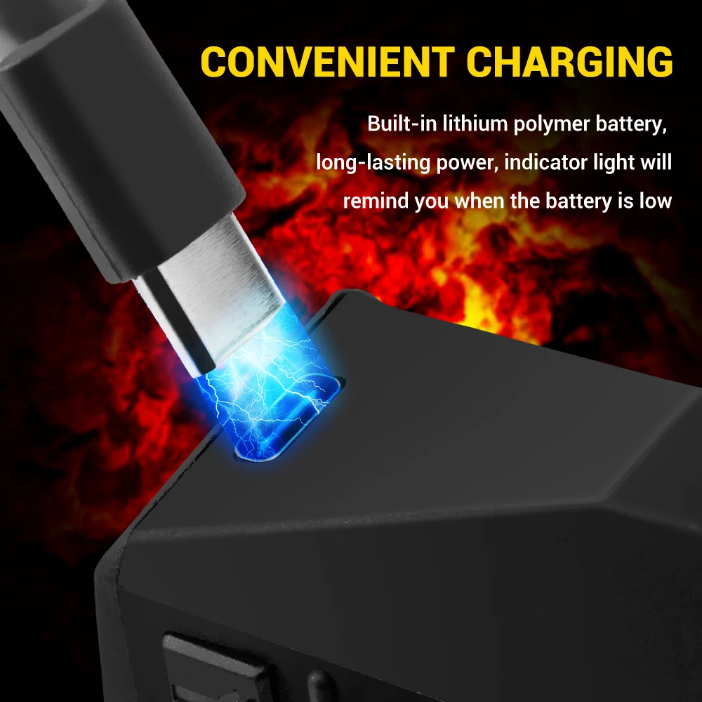 Combo de luz láser de pistola de 500 lúmenes, viga láser roja/verde/azul/púrpura para arma, linterna estroboscópica, linterna Glock recargable - imagen 4