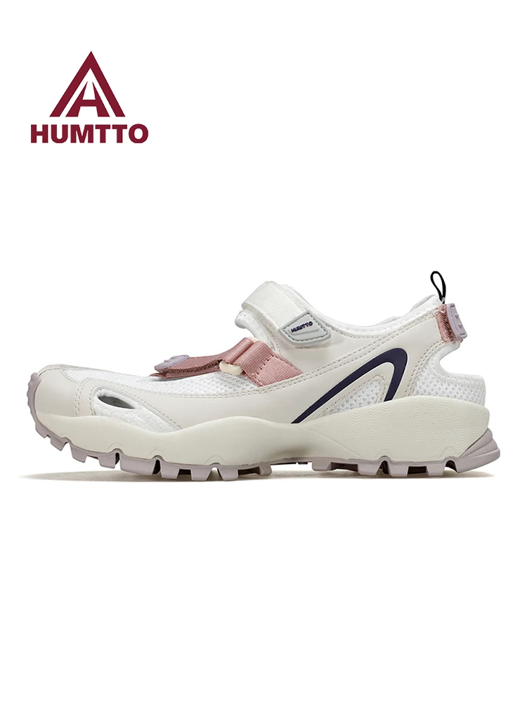 Humtto, zapatos de senderismo para mujer, zapatos para caminar, zapatos de rastreo para exteriores, sandalias de playa de pesca ligeras y transpirables para aguas arriba - imagen 2