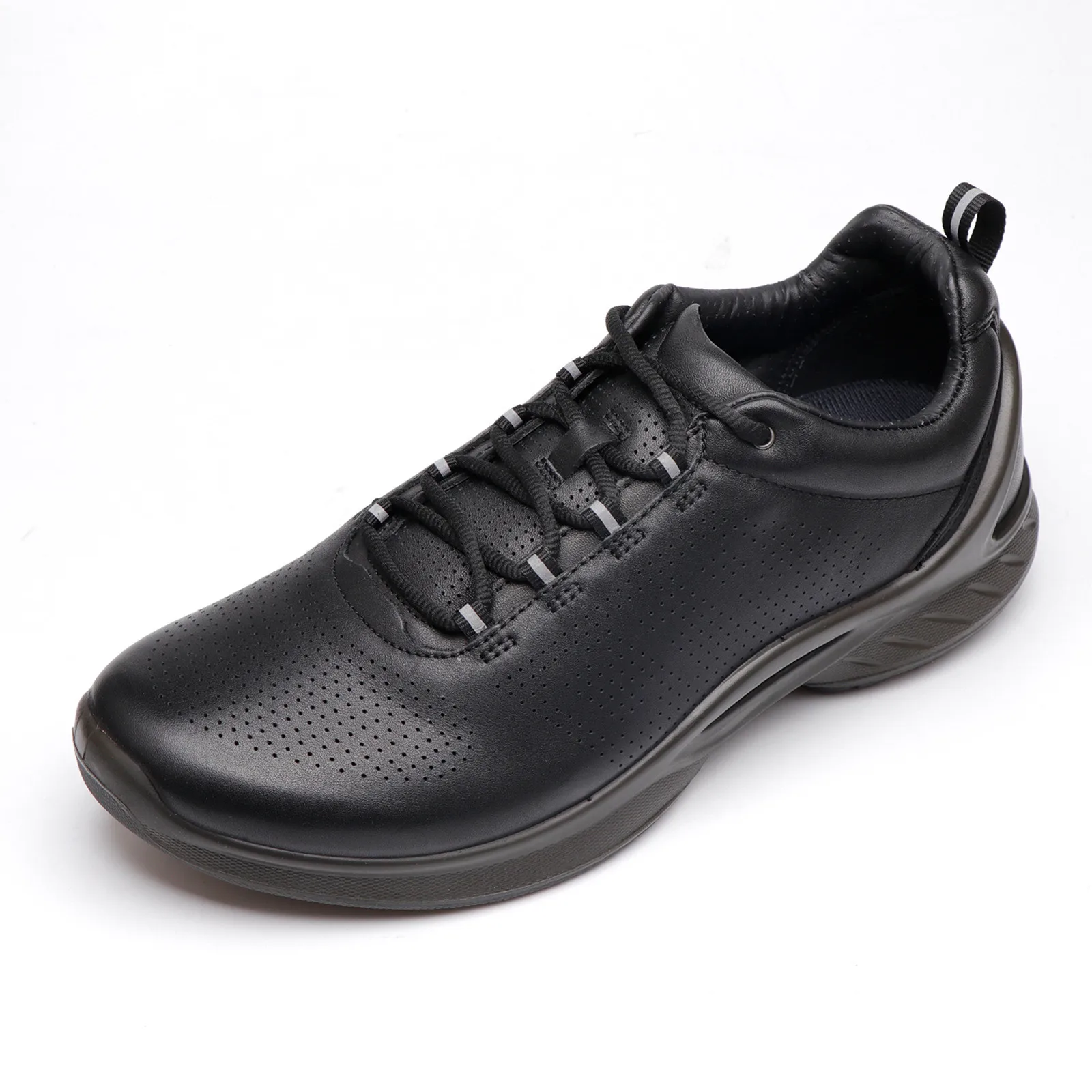 Zapatos de cuero para hombre, zapatillas deportivas de caza para entrenamiento al aire libre, Fitness, senderismo, Campamento, botas de senderismo de primera capa de piel de vaca transpirable - imagen 3