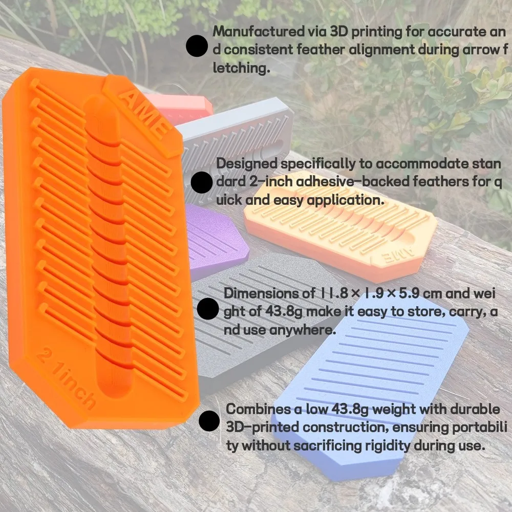 Tablero adhesivo de plumas de flecha de competición, 1x2 ", objetivo de caza, práctica de tiro, competición, recurvo compuesto para principiantes - imagen 3
