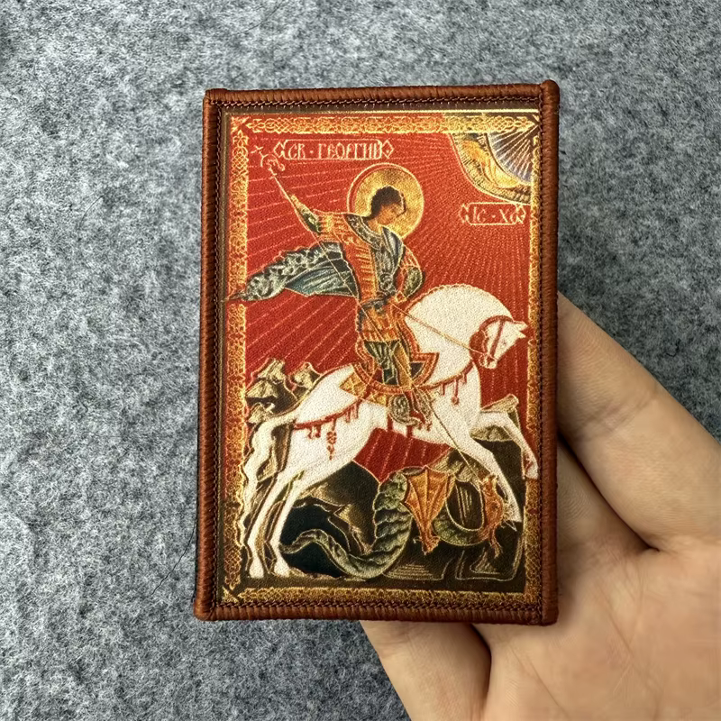 Parche táctico St. George con gancho y bucle para mochila - imagen 5