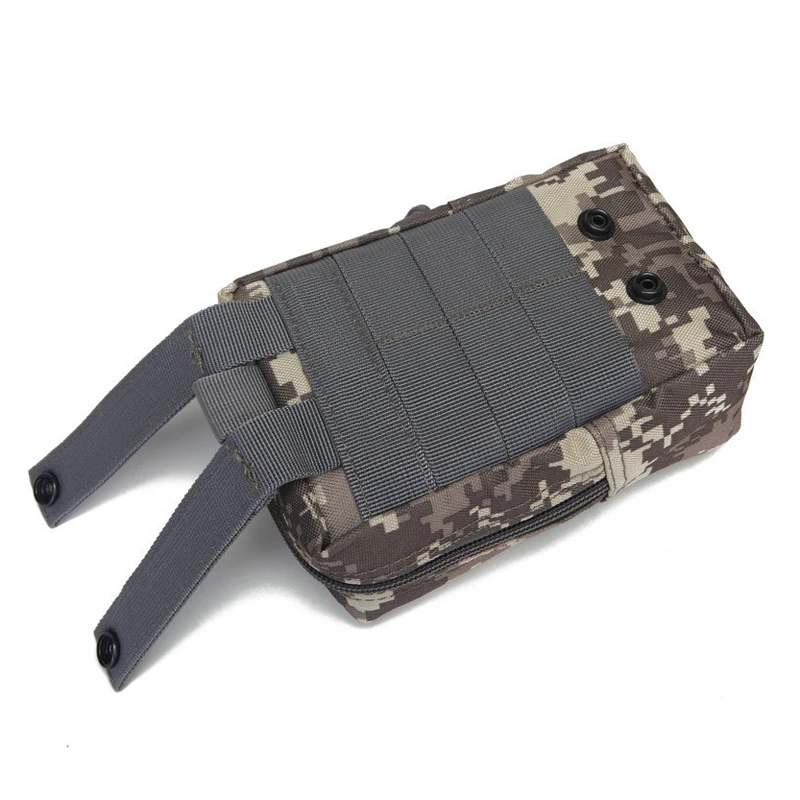 Riñonera táctica para exteriores, riñonera multifuncional EDC Molle, herramienta con cremallera, accesorios de senderismo, duradera - imagen 4