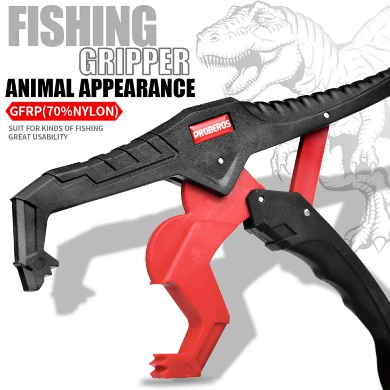 Controlador de peces de fibra de vidrio de nailon de alta carga, pinzas de pesca ligeras para hombres y mujeres, alicates duraderos para Control de peces, 50KG - imagen 4