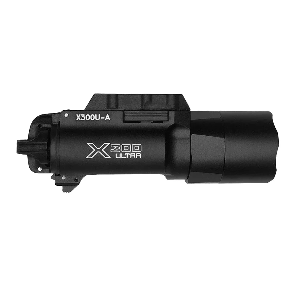 Luz de pistola X300U Surefir X300 Ultra táctica Airsoft Glock 17/19 linterna de explorador ciclismo caza casco luz de identificación - imagen 5