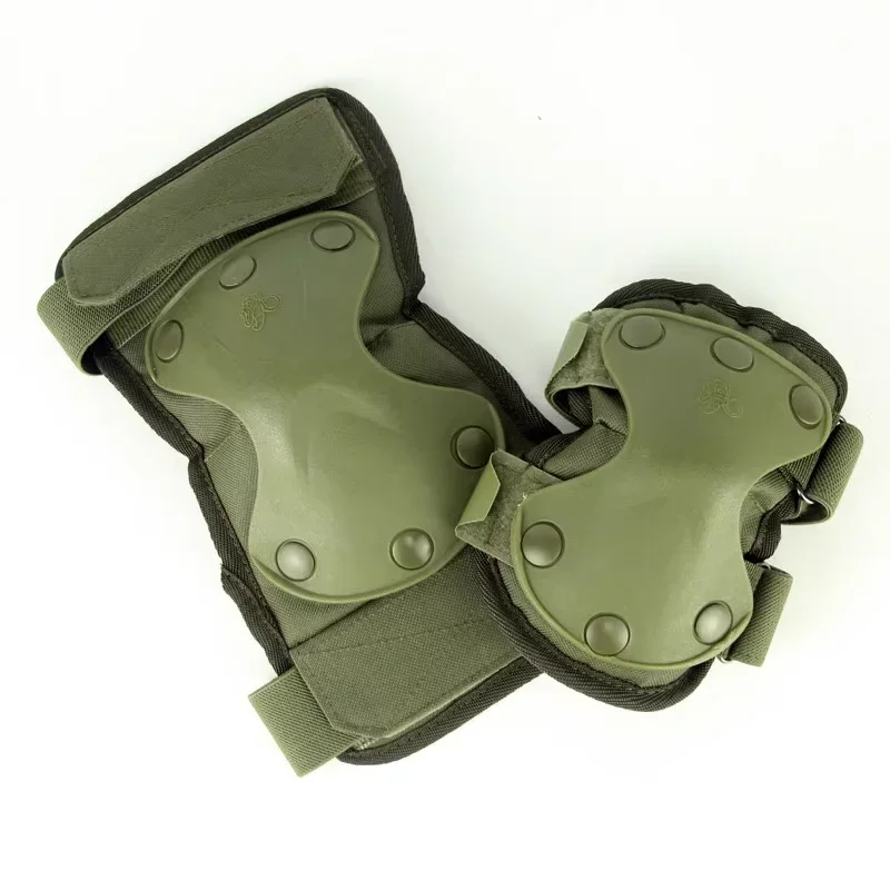 Rodilleras y coderas de camuflaje para hombre verde pequeño, armadura táctica rusa 6B51 - imagen 5