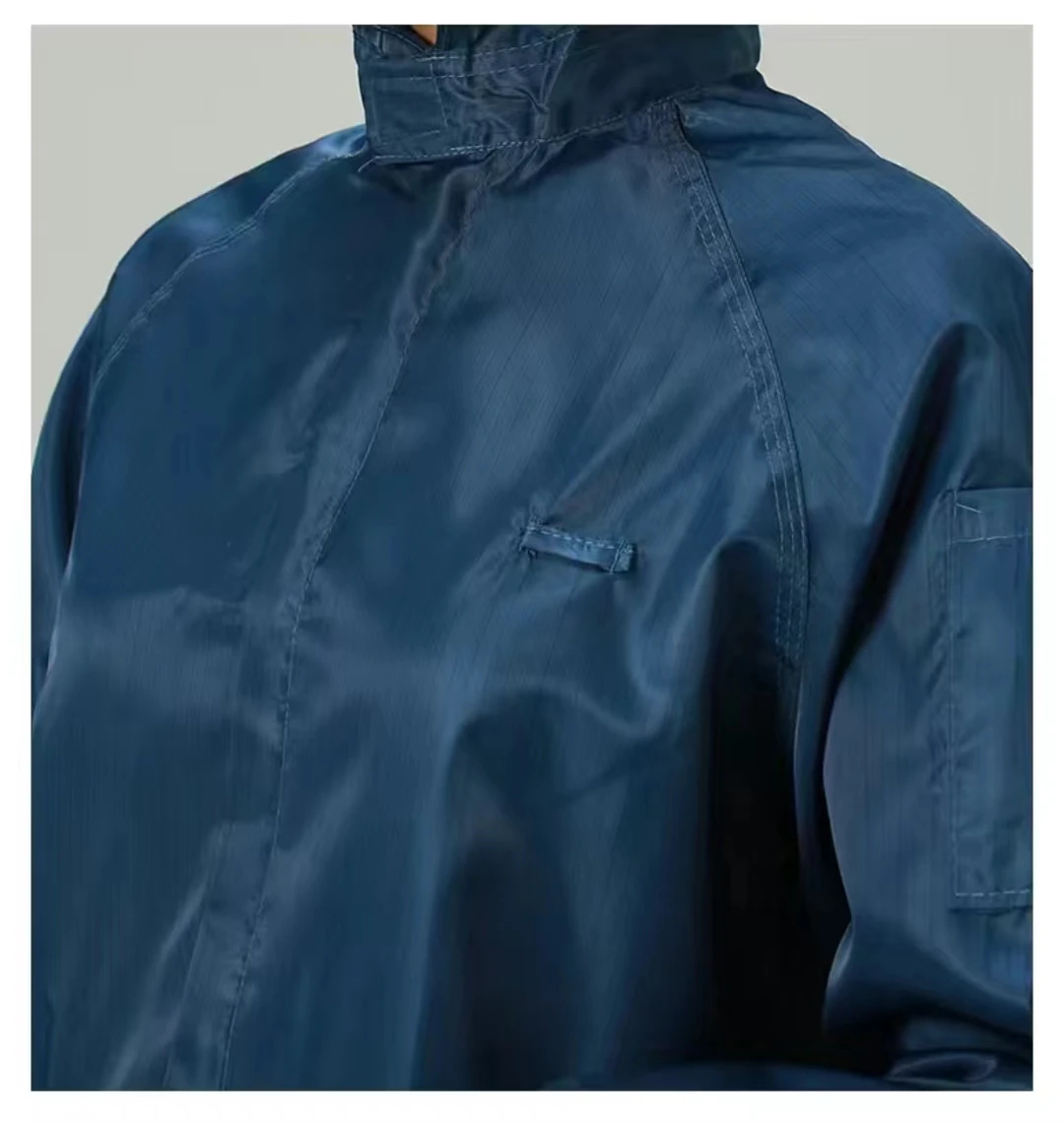 Ropa de seguridad antiestática reutilizable Unisex con bolsillos materiales de pintura limpia a prueba de polvo aislamiento ropa de trabajo de tipo dividido - imagen 5