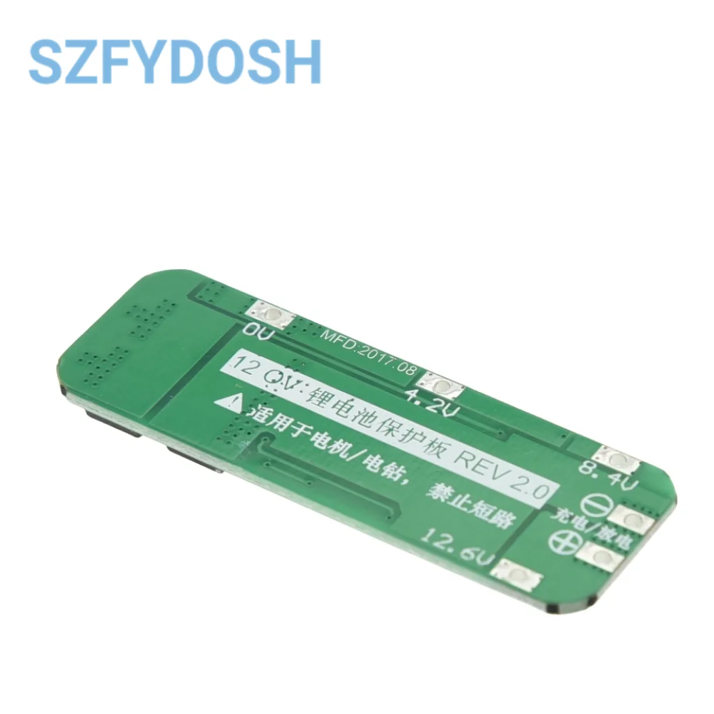 3S 20A Li-ion batería de litio 18650 Placa de protección del cargador PCB BMS 11,1 V 12V 12,6 V módulo de protección de carga celular - imagen 3