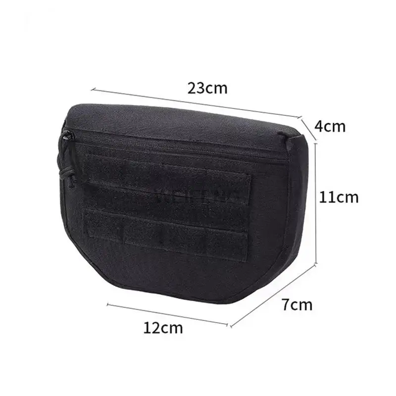 Bolsa táctica de descarga MOLLE para chaleco de caza, riñonera de bucle de gancho para JPC, CPC, AVS, APC, RRV, herramienta de almacenamiento de Airsoft, EDC - imagen 3