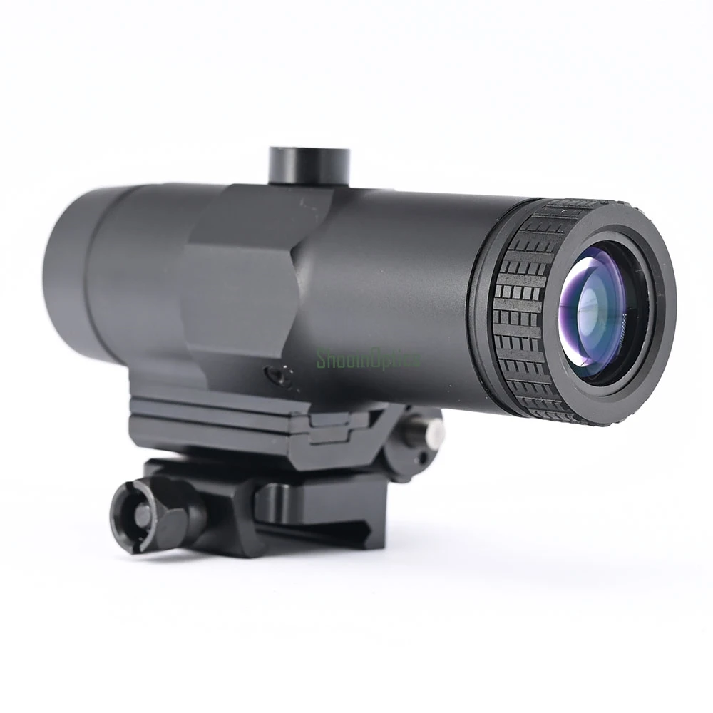 3x Magnifier Integrated Quick-Folding Base For Red Dot Sight Collimator R4193 - imagen 5