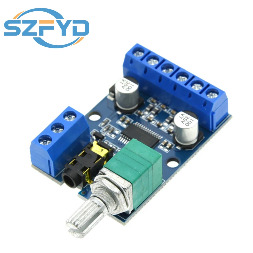 DY-AP3015 DC 8-24V 30W * 2 Clase D Placa amplificadora Digital estéreo de alta potencia de doble canal con potenciómetro de volumen ajustable - imagen 5