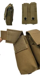 Mugger Riñonera táctica MOLLE EDC – Doble portacargadores 9mm