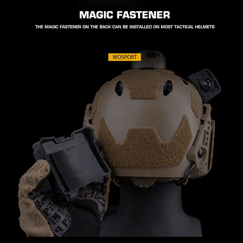 Casco táctico FMA NVG AN-PVS31 modelo simulado con función de luz versión sin función solo decoración - imagen 5