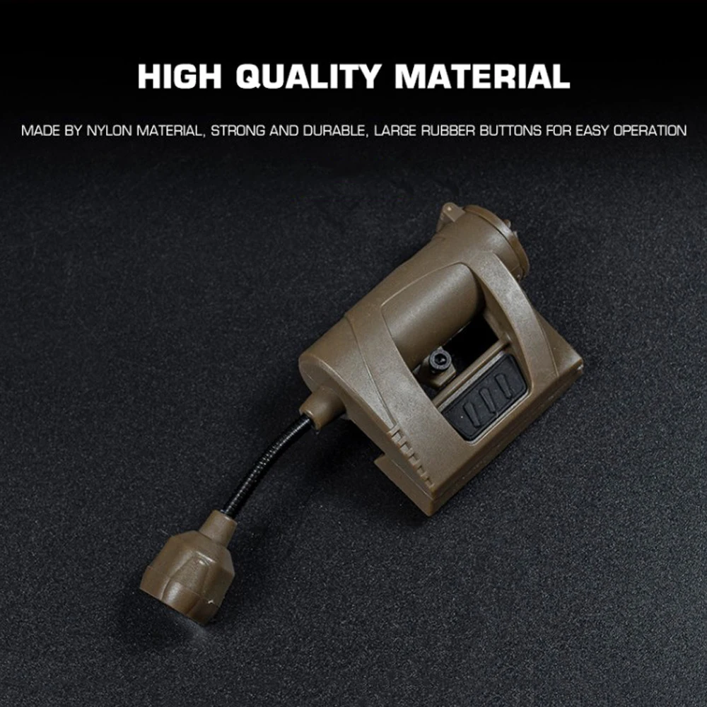 Luz táctica para casco MPLS, carga de 3 modos, luz roja/verde/LED, linterna IR para caza al aire libre, lámpara para casco Airsoft, equipo de ciclismo - imagen 2