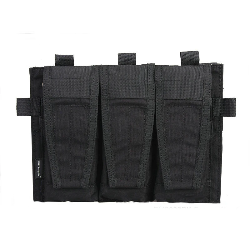 Emersongear-bolsa táctica Triple para revistas, solapa desmontable 556 223, gancho, bolsa Mag, bolsillo, equipo de combate de caza Airsoft, nailon - imagen 5