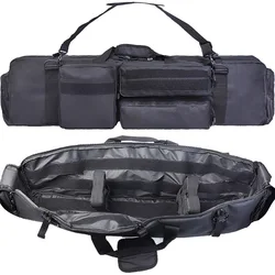 Bolsa táctica MOLLE para rifle Airsoft impermeable con correa