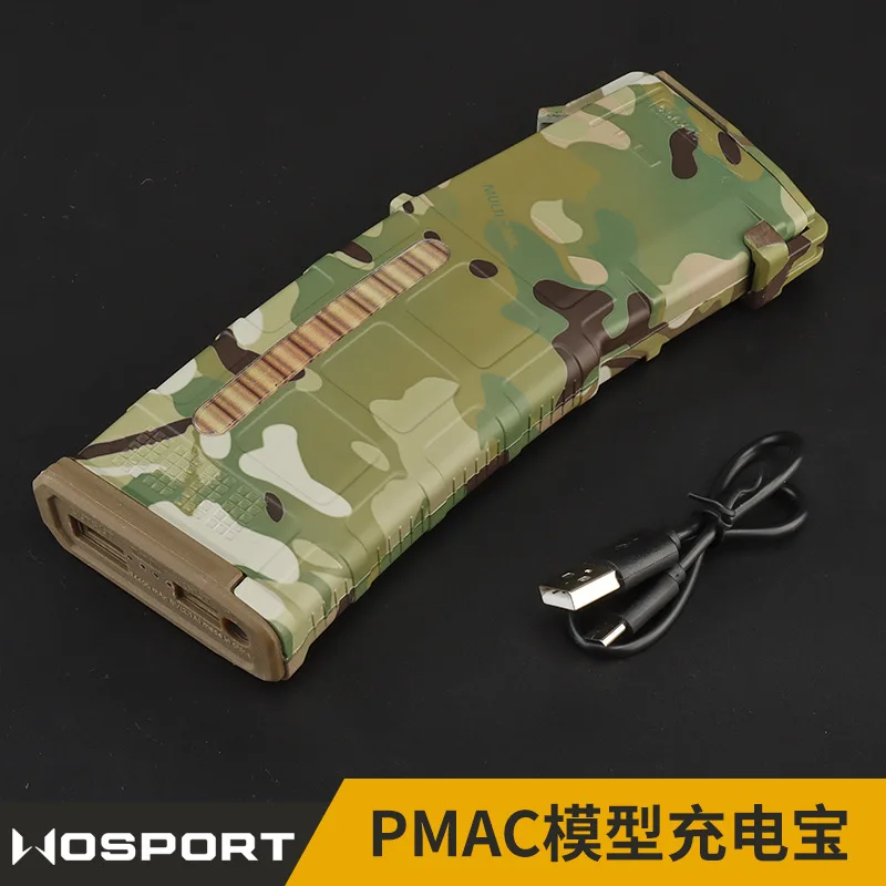Pmac Modelo 1:1 Aspecto de simulación estilo revista, carcasa de banco de energía sin batería Camuflaje Mc - imagen 2