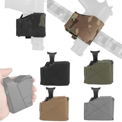 Porta cargador táctico MOLLE 9mm – Plataforma pierna caída